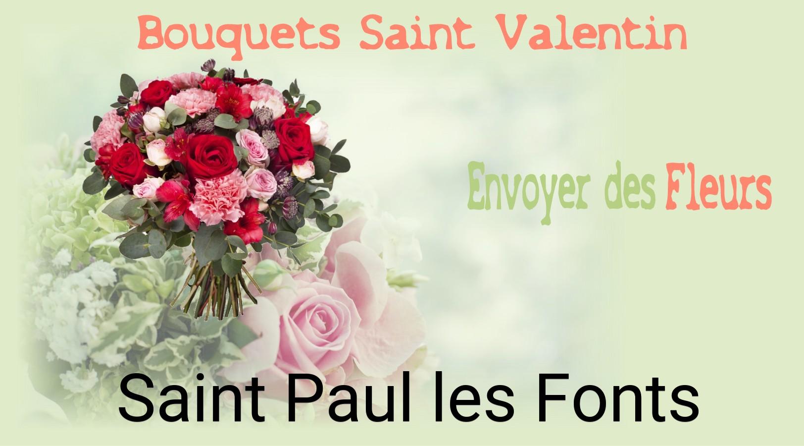 Roses de Saint-Valentin livrées à Saint-Paul-les-Fonts